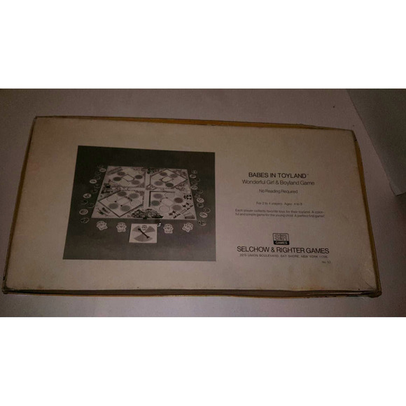 Vintage 1978 Babes in Toyland Board Game Selchow & Righter Complete - Picture 8 of 8